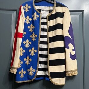 Moschino Couture Vintage Fleur De Lis Jacket